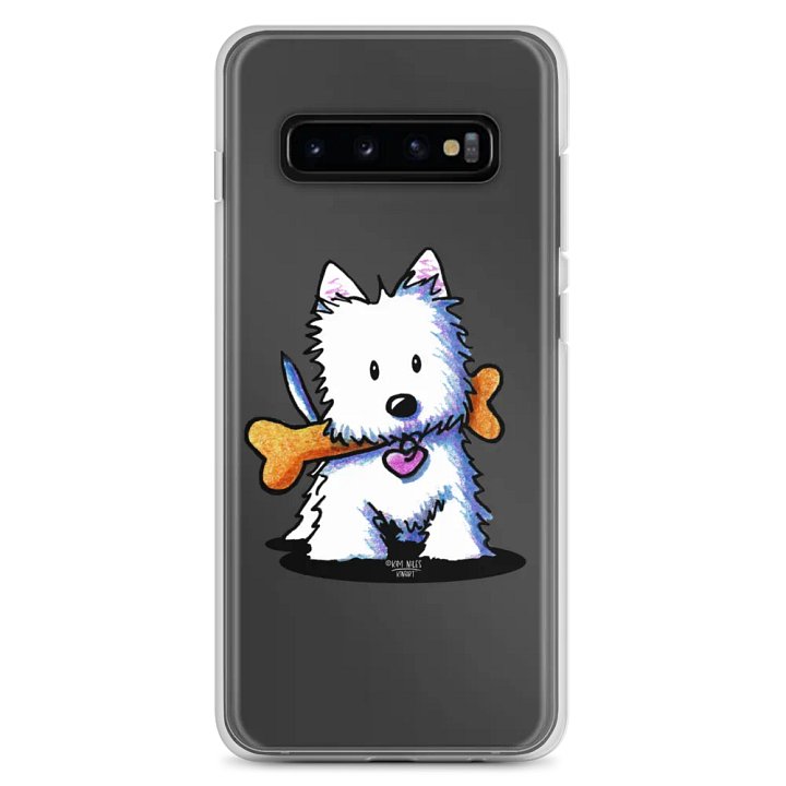 Westie With Bone Clear Samsung® Case product image (7)
