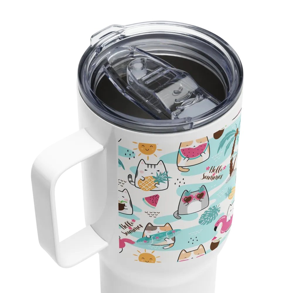 Hello Summer 20oz Stainless Steel Tumbler product image (2)