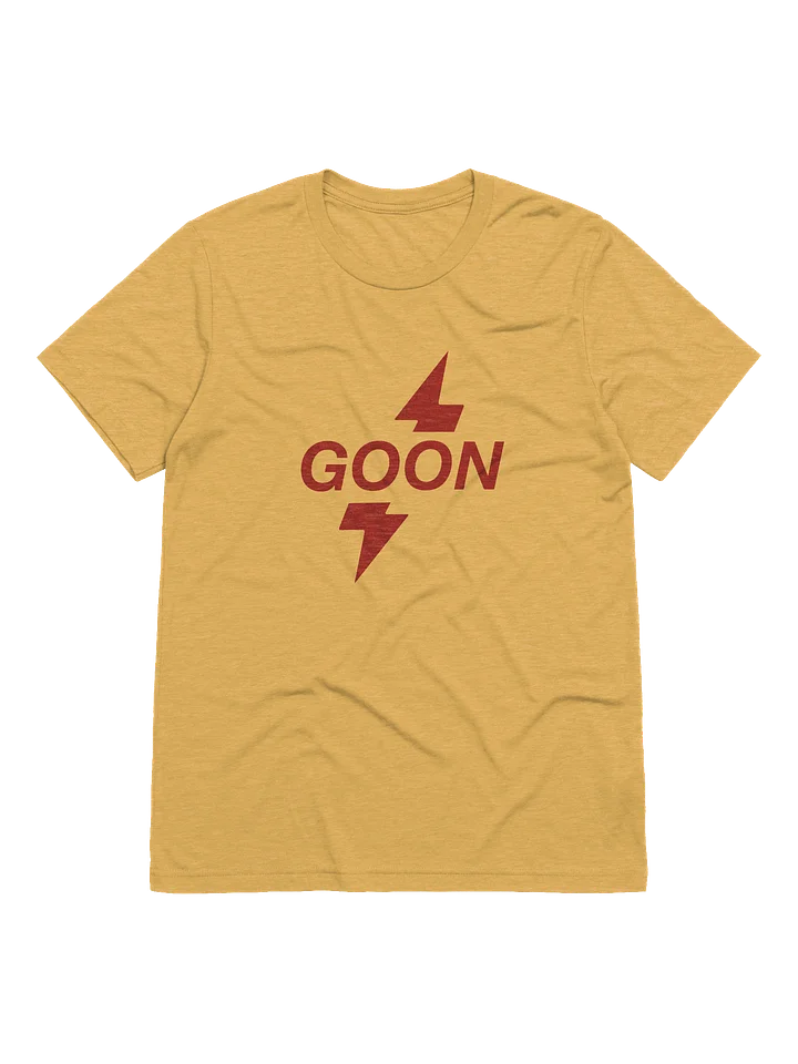 Goon Bolt Short Sleeve T-Shirt Yellow (Large Logo) product image (1)