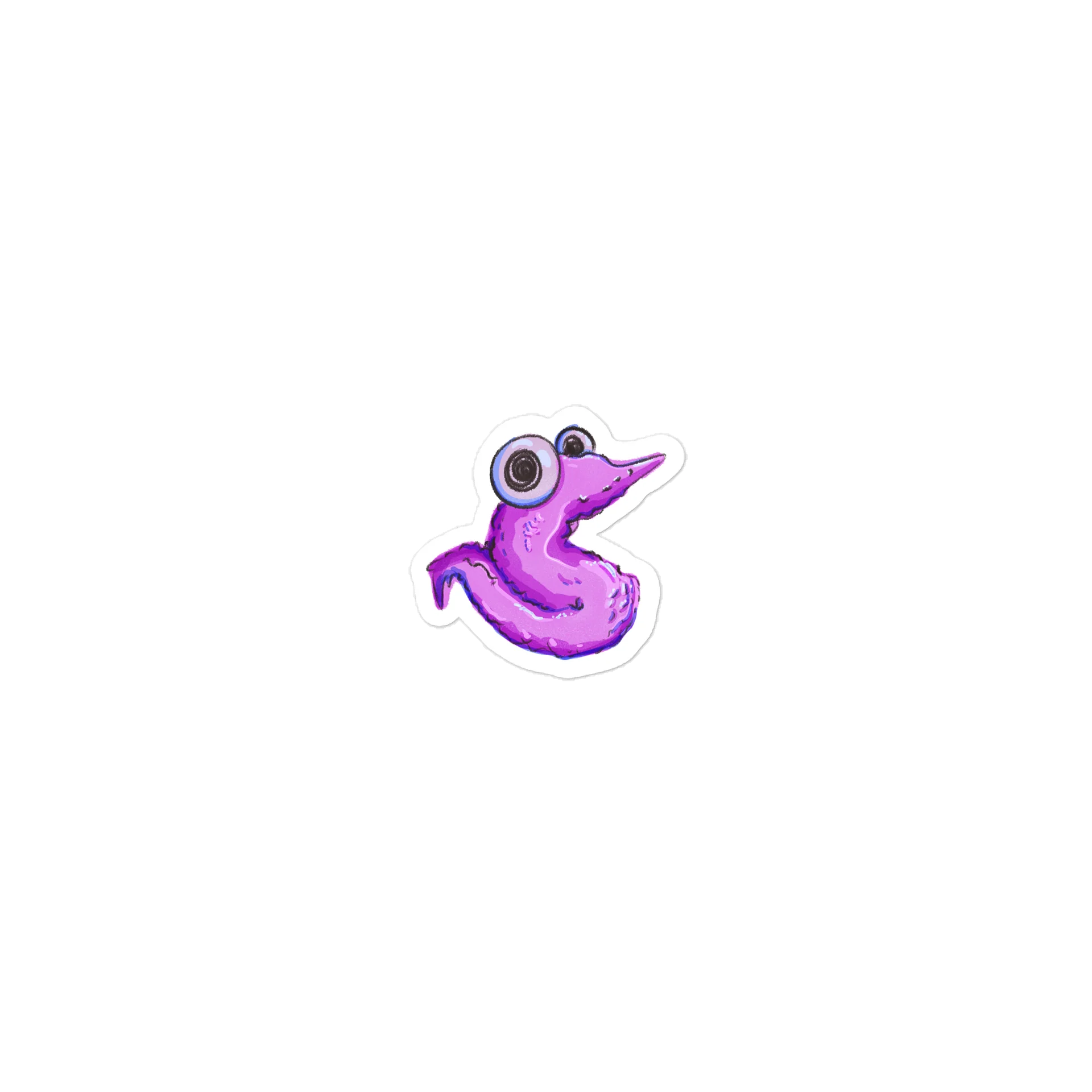 Whimsical Worm Die-Cut Stickers product image (1)