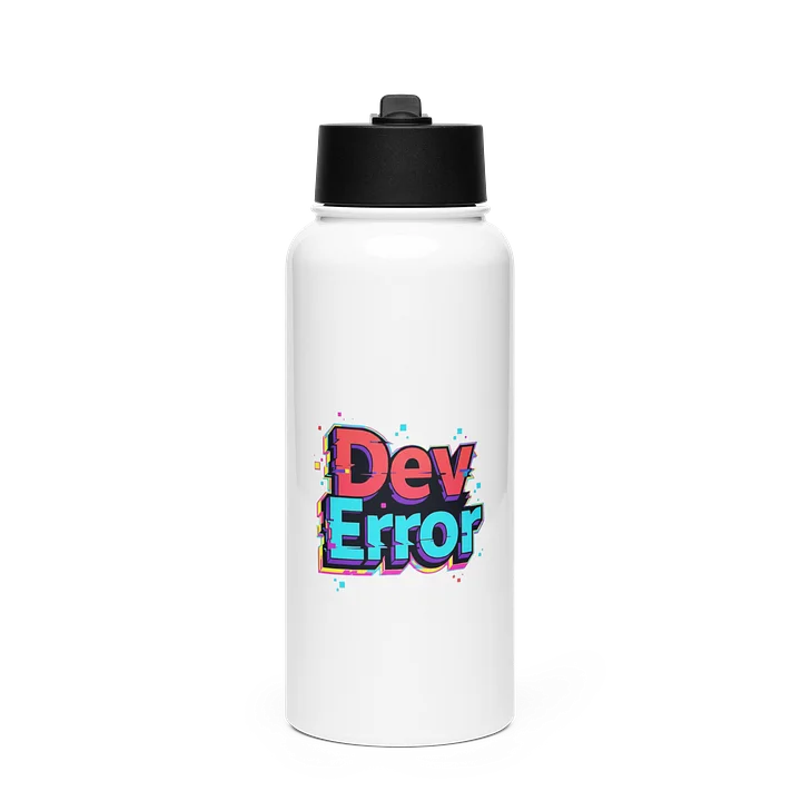 Stainless Steel Water Bottle with a Straw Lid product image (1)
