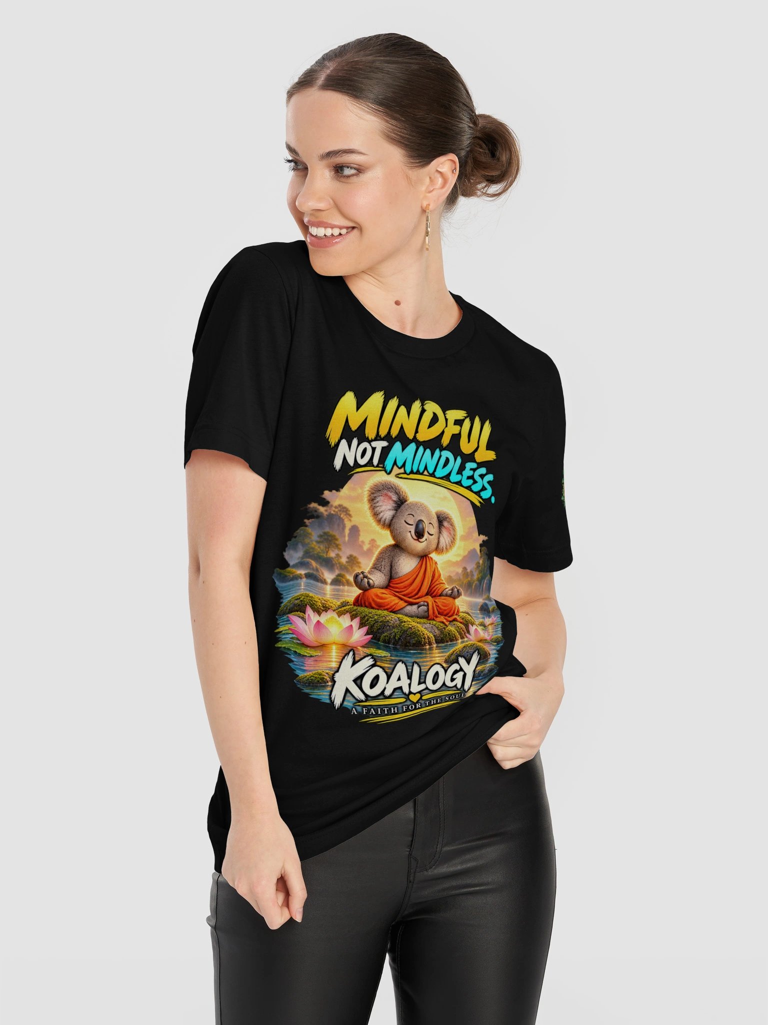 Koalogy “Mindful, Not Mindless” Statement Tee product image (11)
