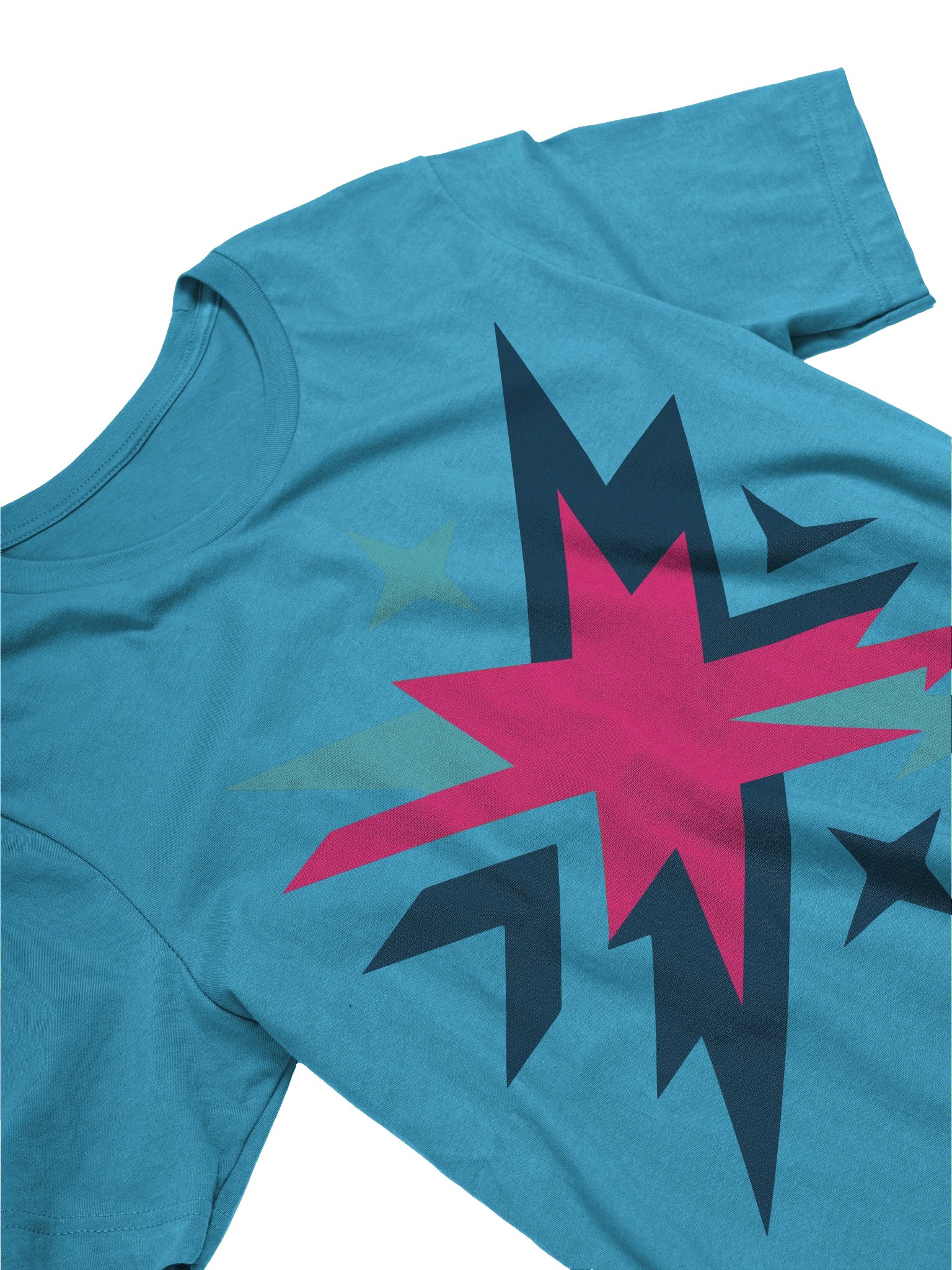Stellar Burst Teal T-Shirt product image (2)
