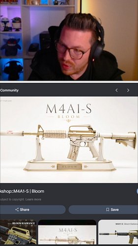 M4A1-S Bloom Creator Accidentally Joined My Stream! 🤯 | #cs2 #cs2clips #cs2moments #cs2memes #gamingclips #twitchtv #csgo #cs...