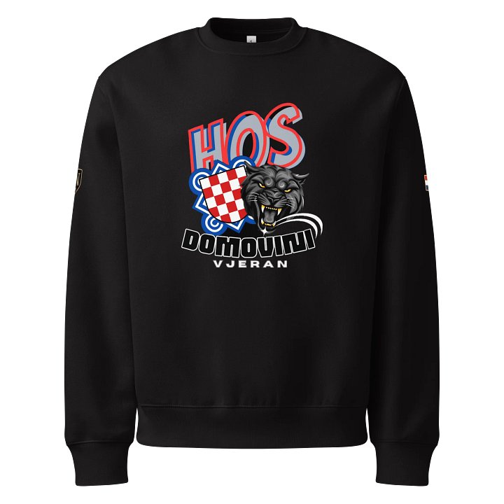 Hos Domovini VJERAN Panther Oversized Sweatshirt product image (1)