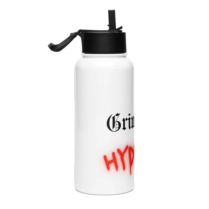 GRIM FAM "HYDRATE” Bottle #2 - Double-walled stainless steel with vacuum insulation 32 oz (950 ml) product image (2)