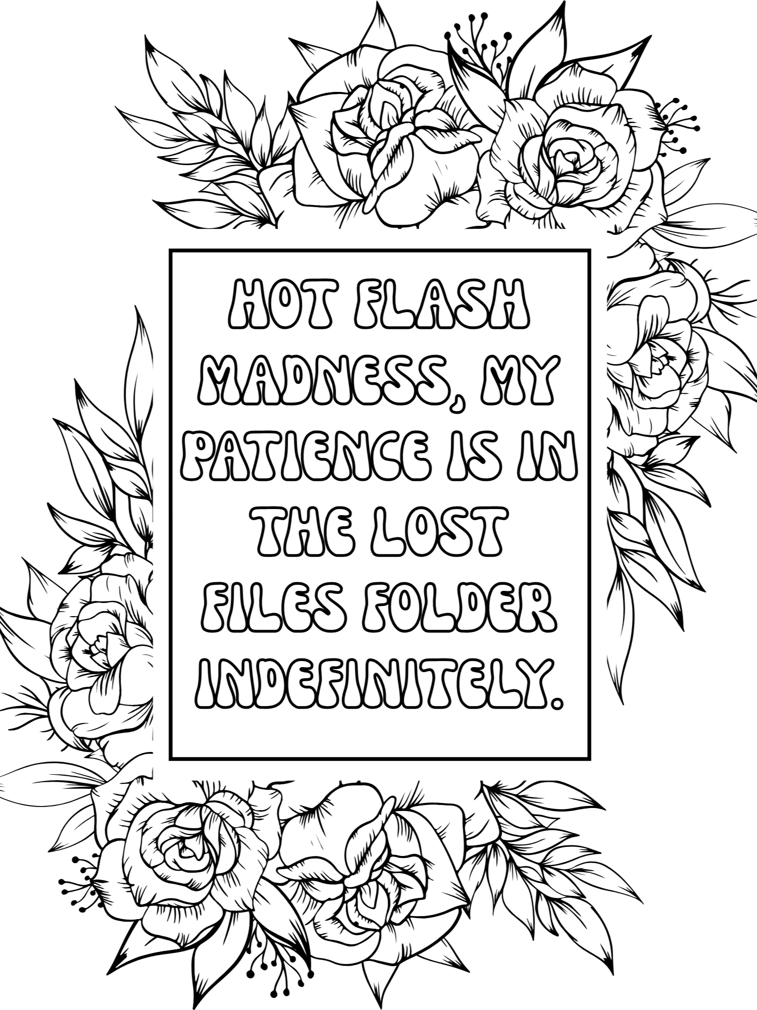 Menopause Chaos Coloring Book product image (4)