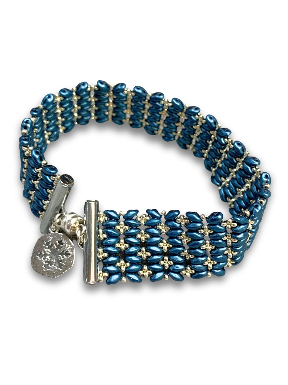 Beaded Butterfly Bracelet - Blue product image (4)