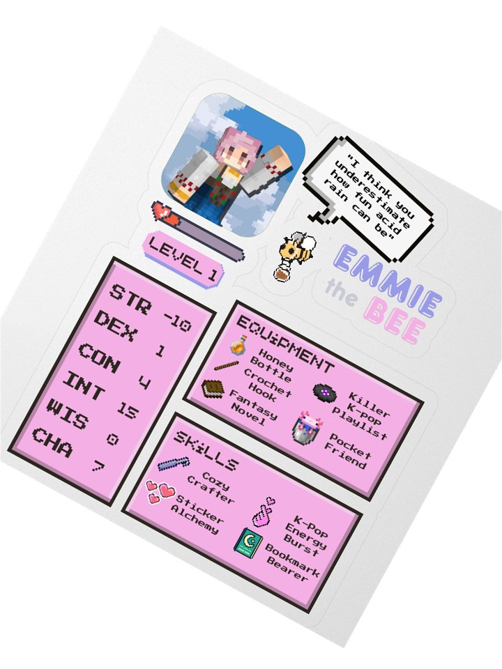 Emmie the Bee Profile Sticker product image (2)