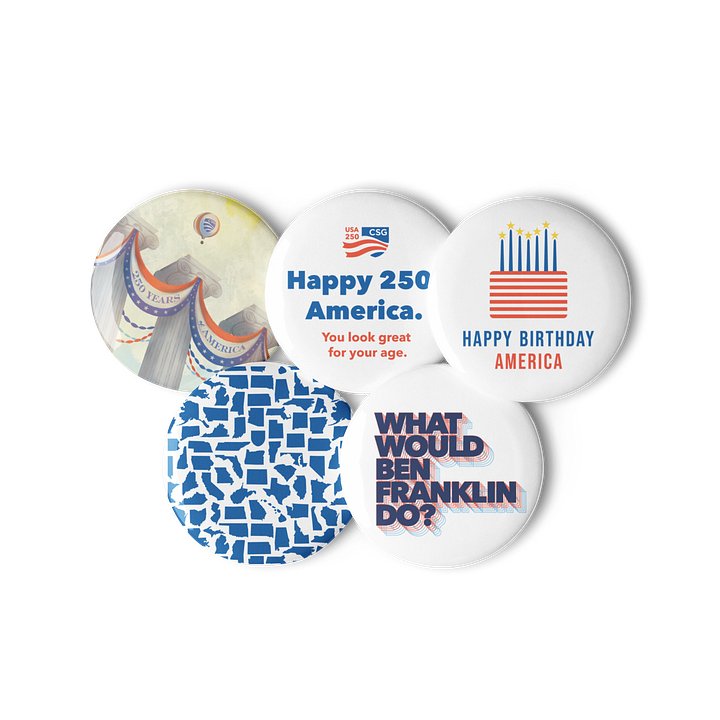 Stick With Democracy — Button Set product image (2)