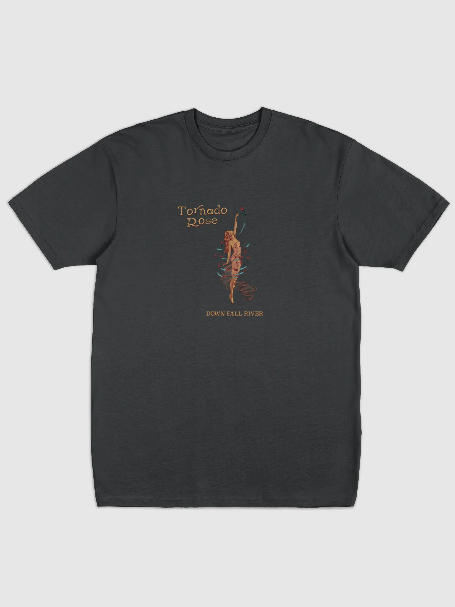 Down Fall River Black Tee product image (1)