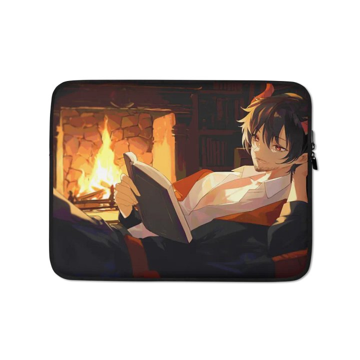Akushi Fireplace Laptop Case product image (1)