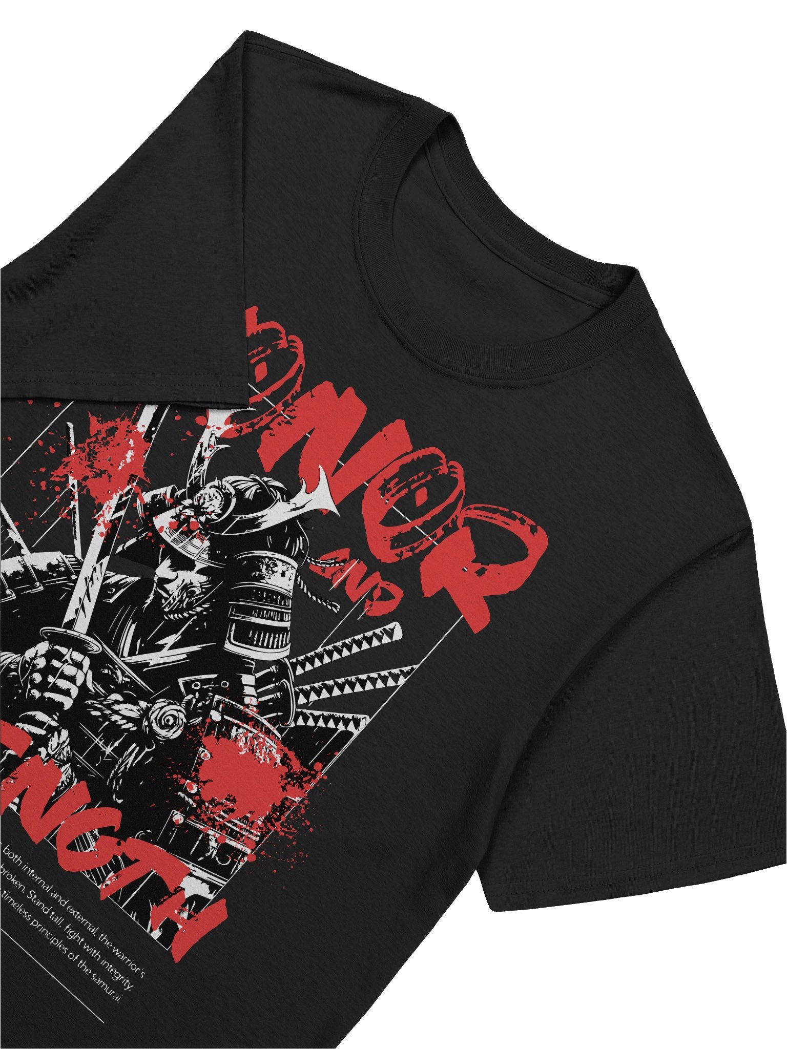 Honor and Strength Samurai T-Shirt - Gildan Softstyle product image (5)