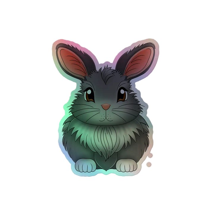 Bun Bun Holographic Sticker product image (2)