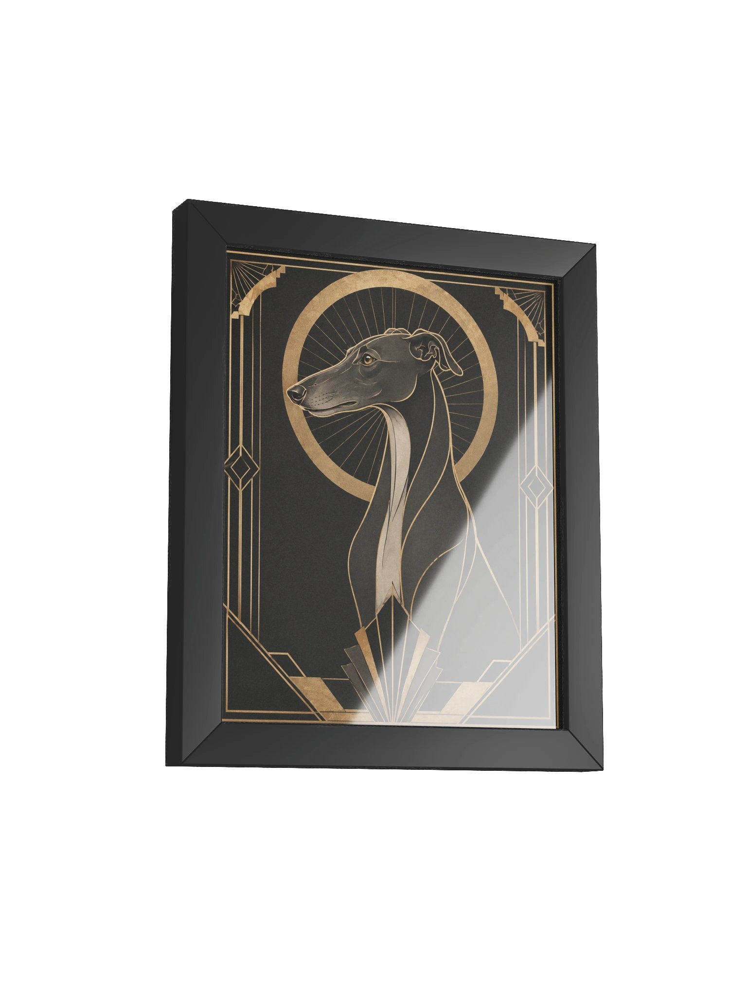 Art Deco Greyhound Elegance Poster product image (2)
