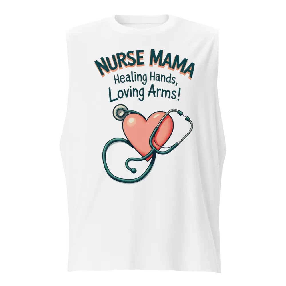 Nurse Mama Heart Muscle Tank product image (1)