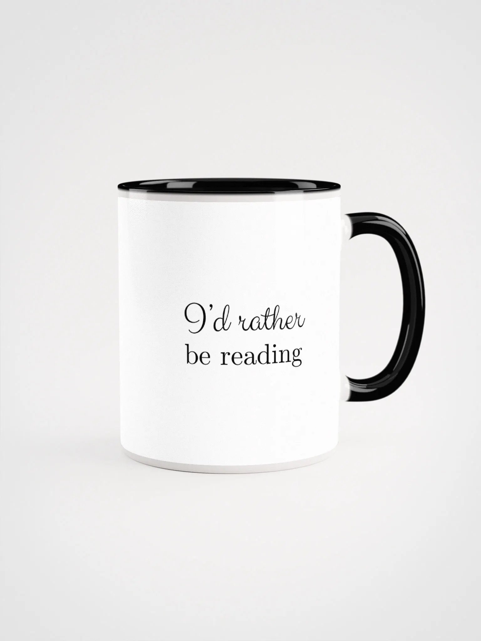 "I'd rather be reading" mug product image (1)