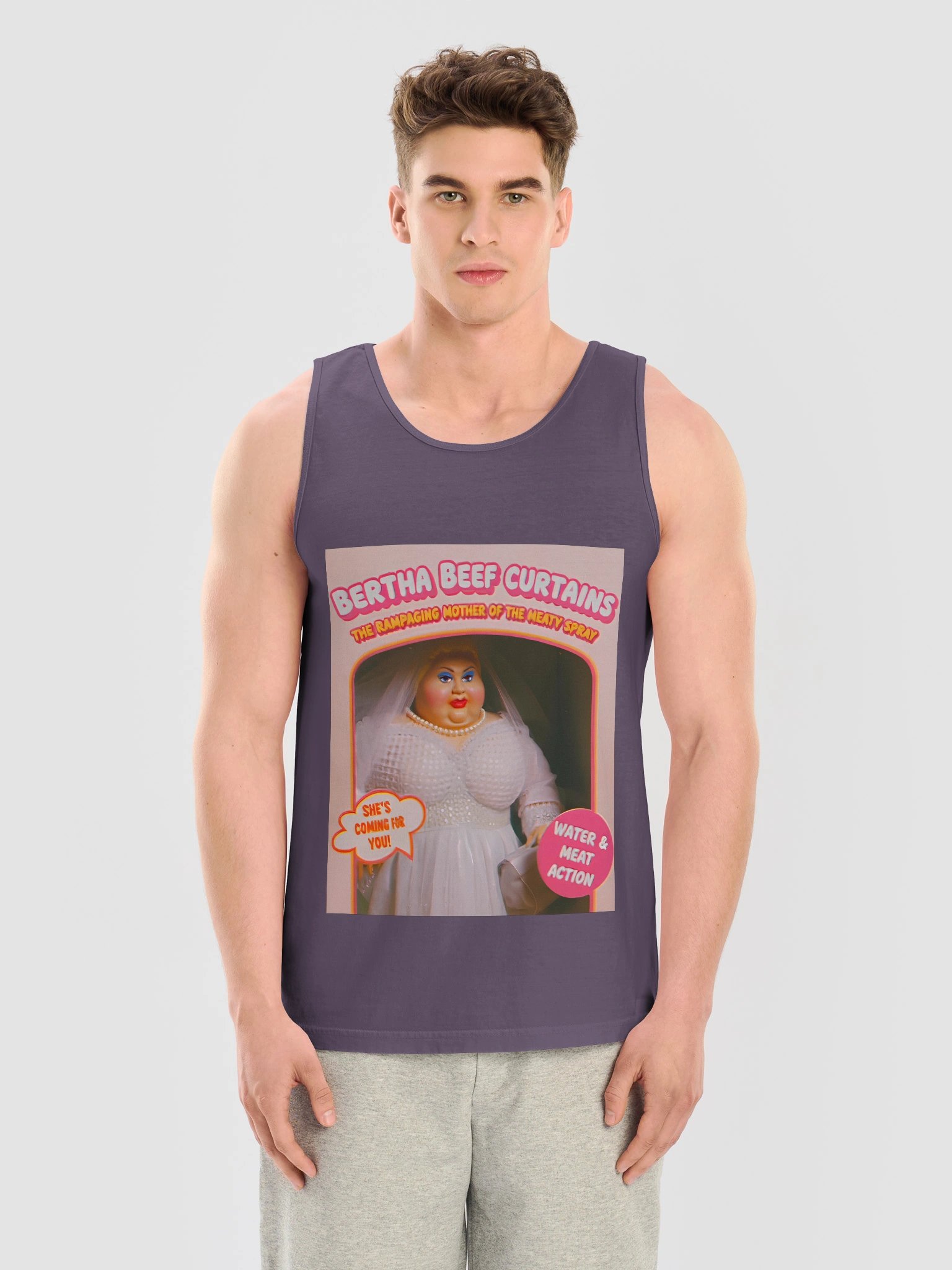 666 Toys | The OG Bertha Beef Curtains | Comfort Colors Unisex Garment-Dyed Tank Top product image (1)