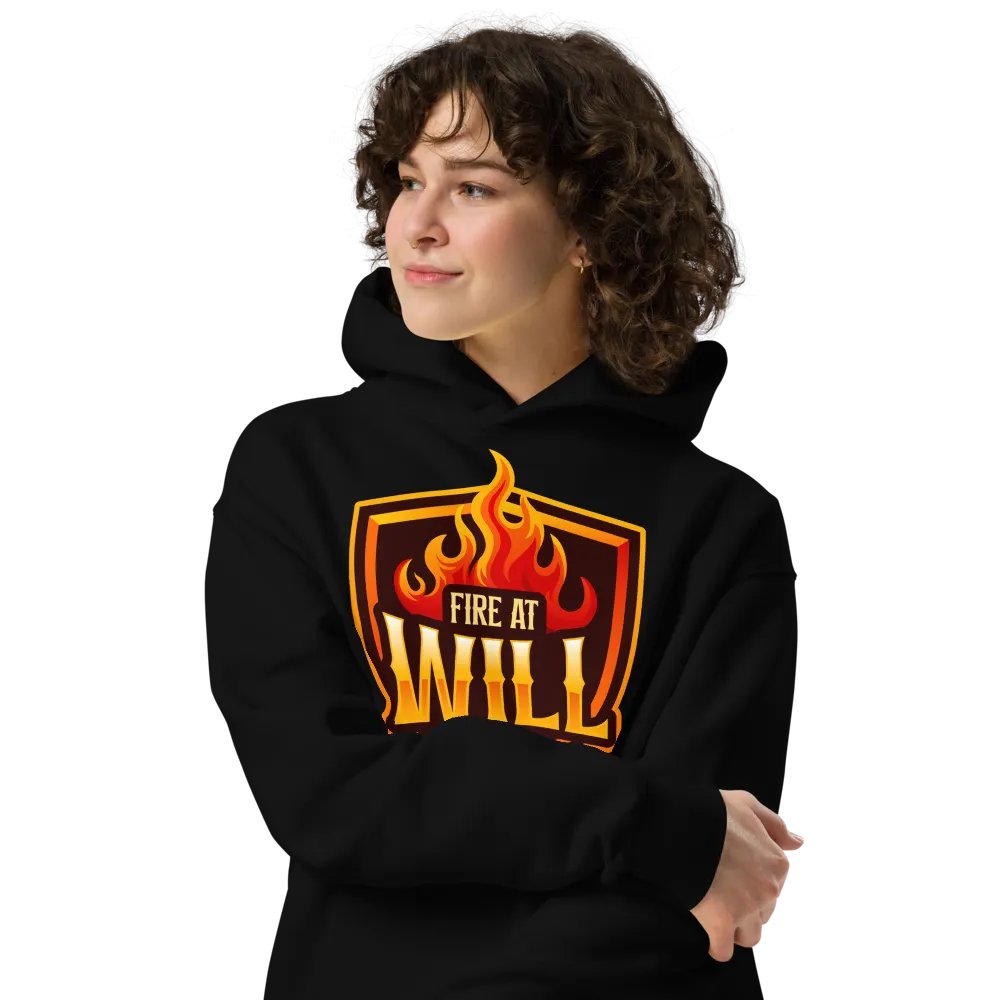 Fire At Will Logo Hoodie product image (4)