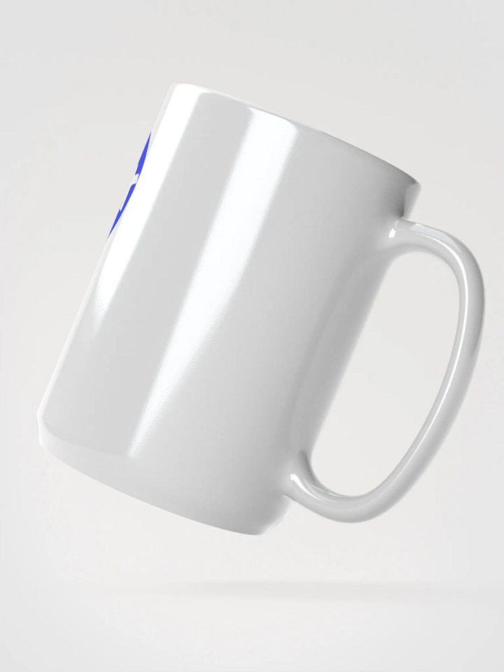 HOT BOX FAM TRANSPARENT ROYAL BLUE LOGO ON COFFEE MUG product image (2)