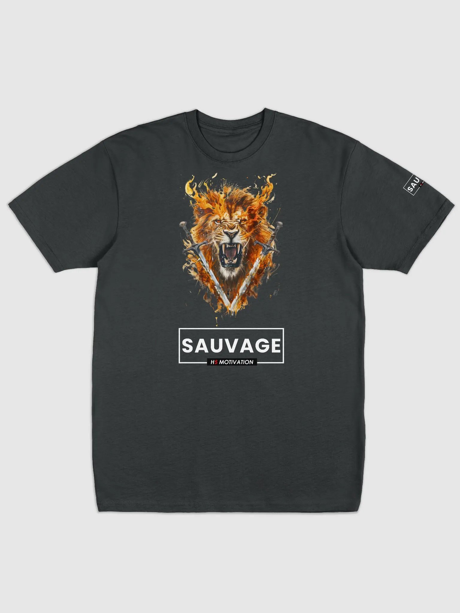 T-Shirt Lion Sauvage by H5 Motivation product image (6)