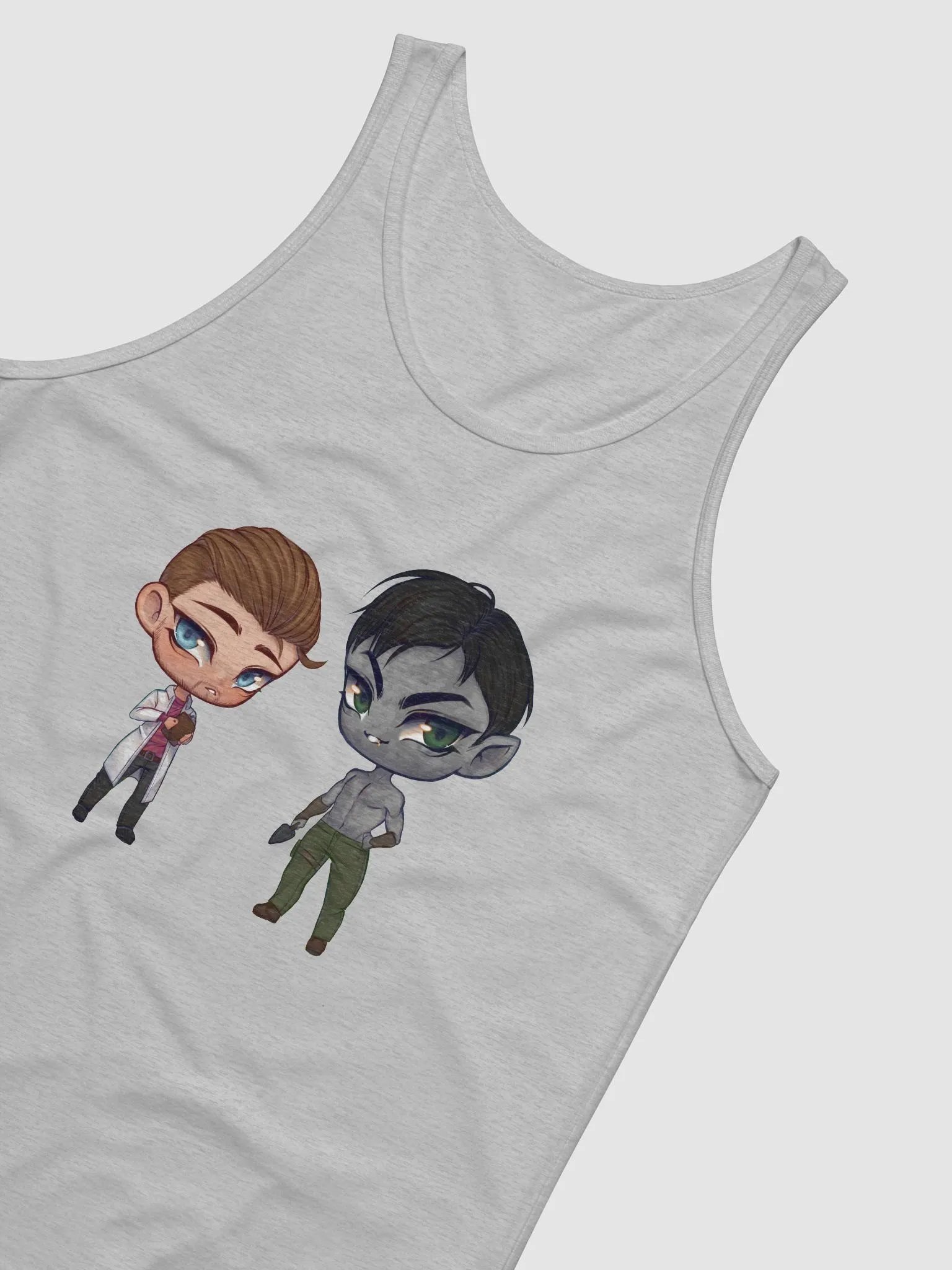Troy and Sean chibi tank product image (1)
