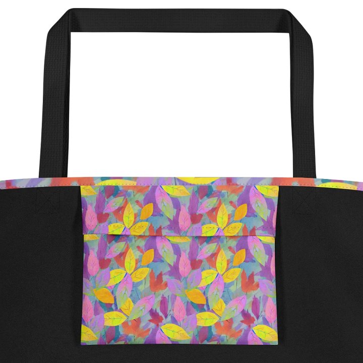 Yellow Pink Leaves Bag product image (2)