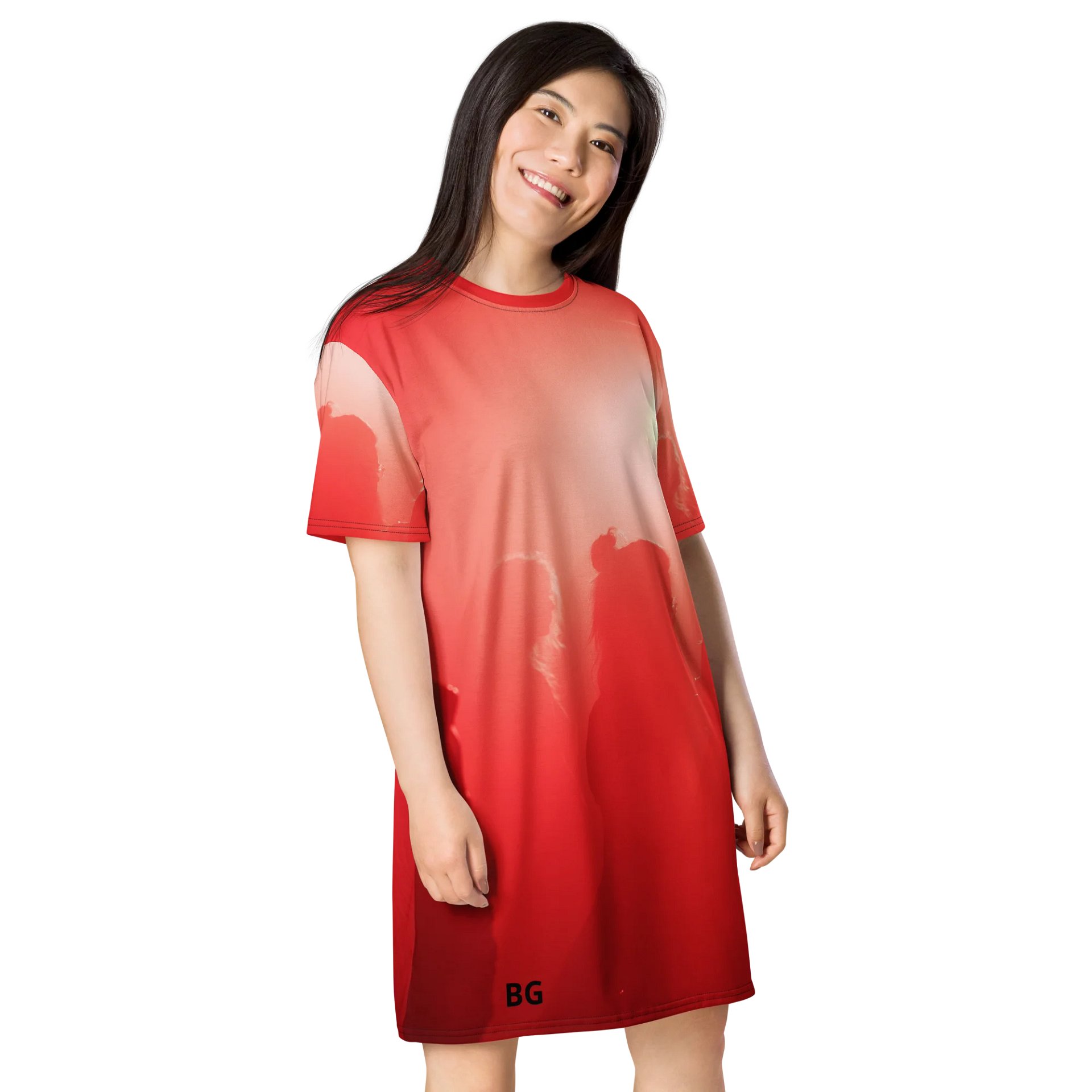 'Girls Are Down' All-Over T-Shirt Dress product image (4)