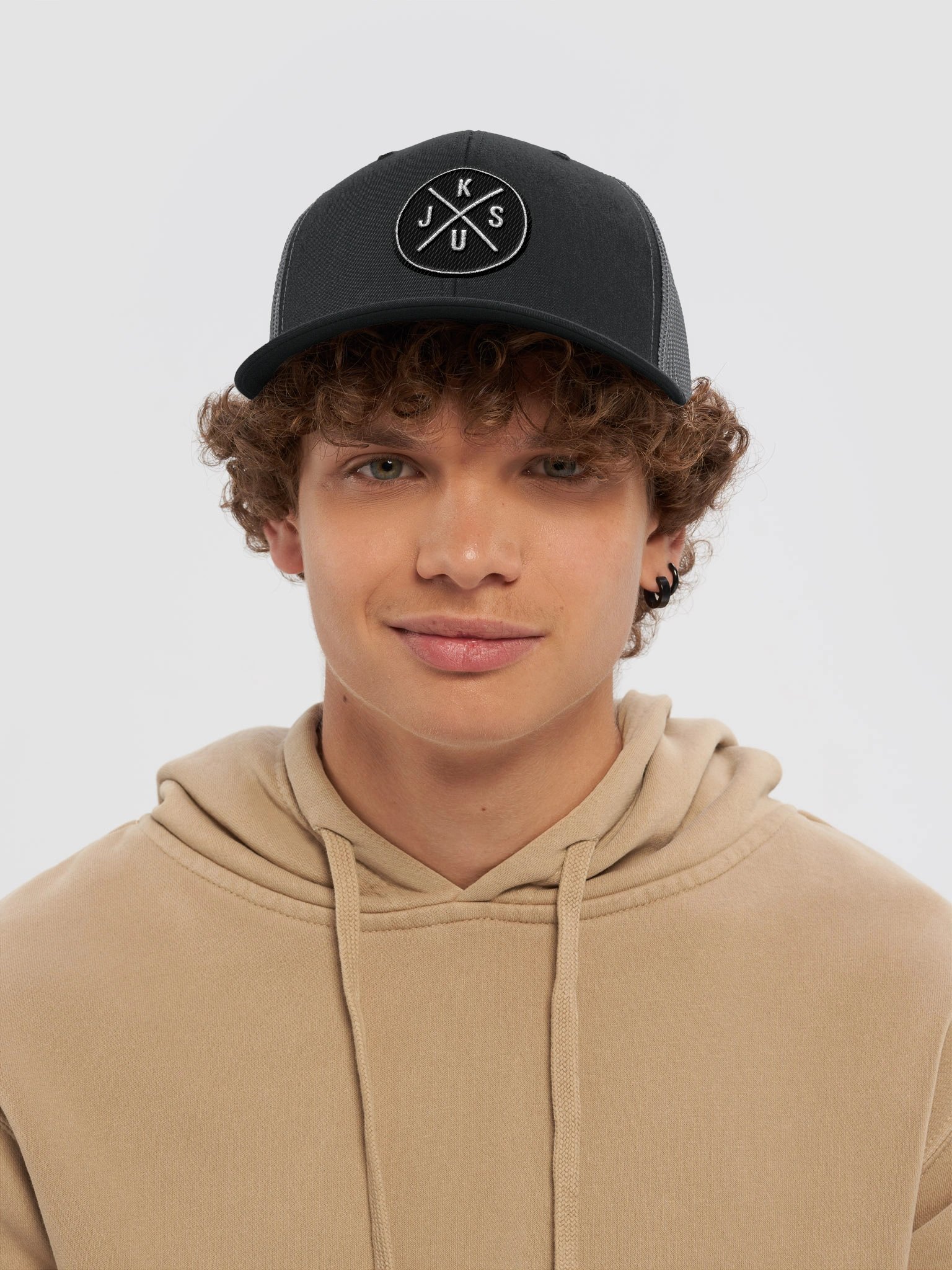 The JKSU Embroidered Trucker Hat product image (5)