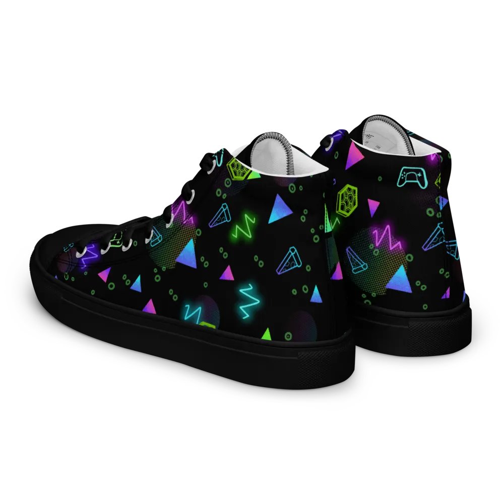 90s Arcade Vibes - Men's High Tops product image (6)