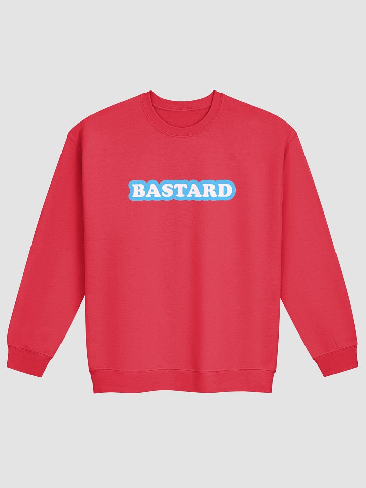 BASTARD TEXT EMBROIDERED CREWNECK product image (1)