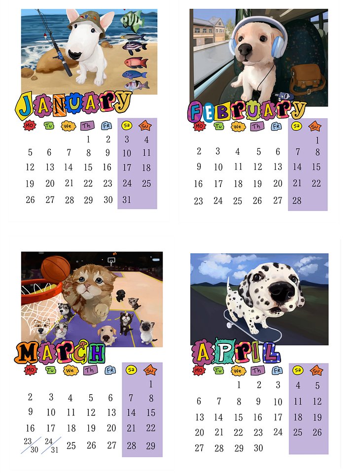 digital Calendar 2026 (English) product image (2)