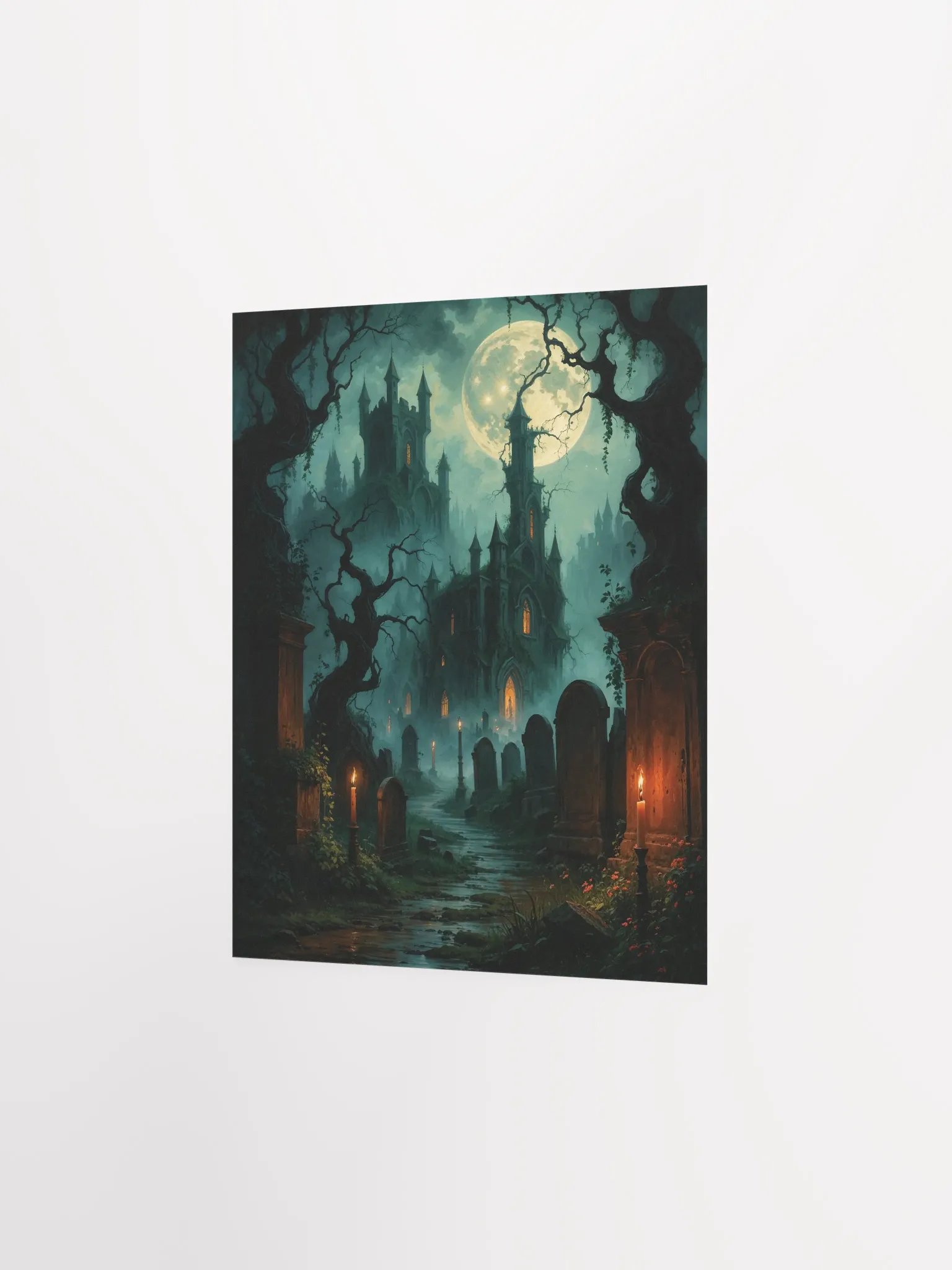 Moonlit Gothic Castle Poster product image (9)