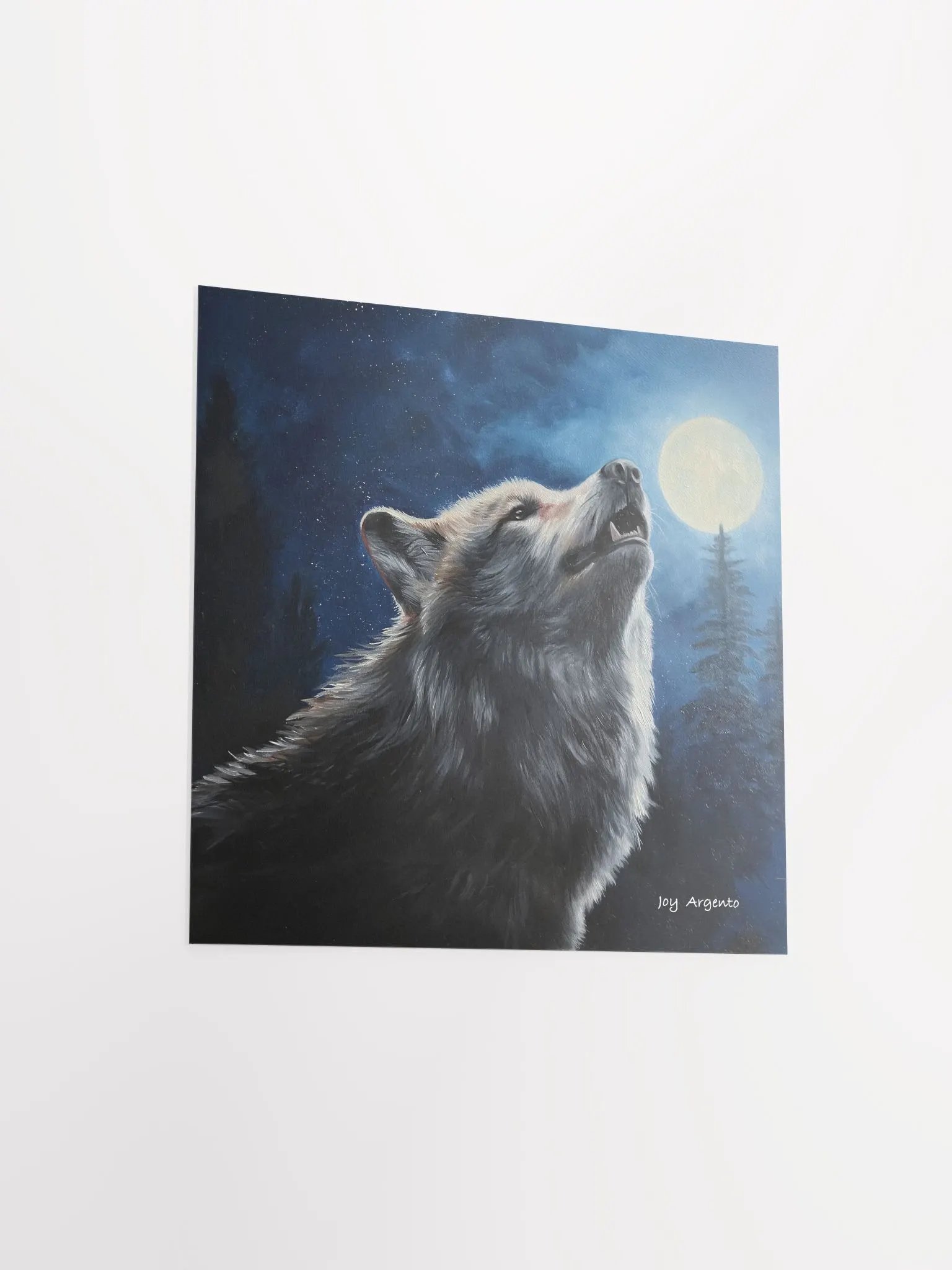 Wolf and the Moon Print product image (3)