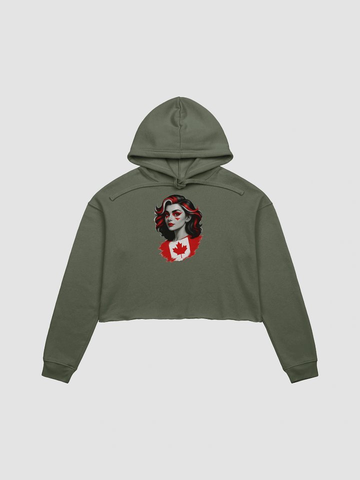 Canadian Flag Fashionista Crop Hoodie product image (3)