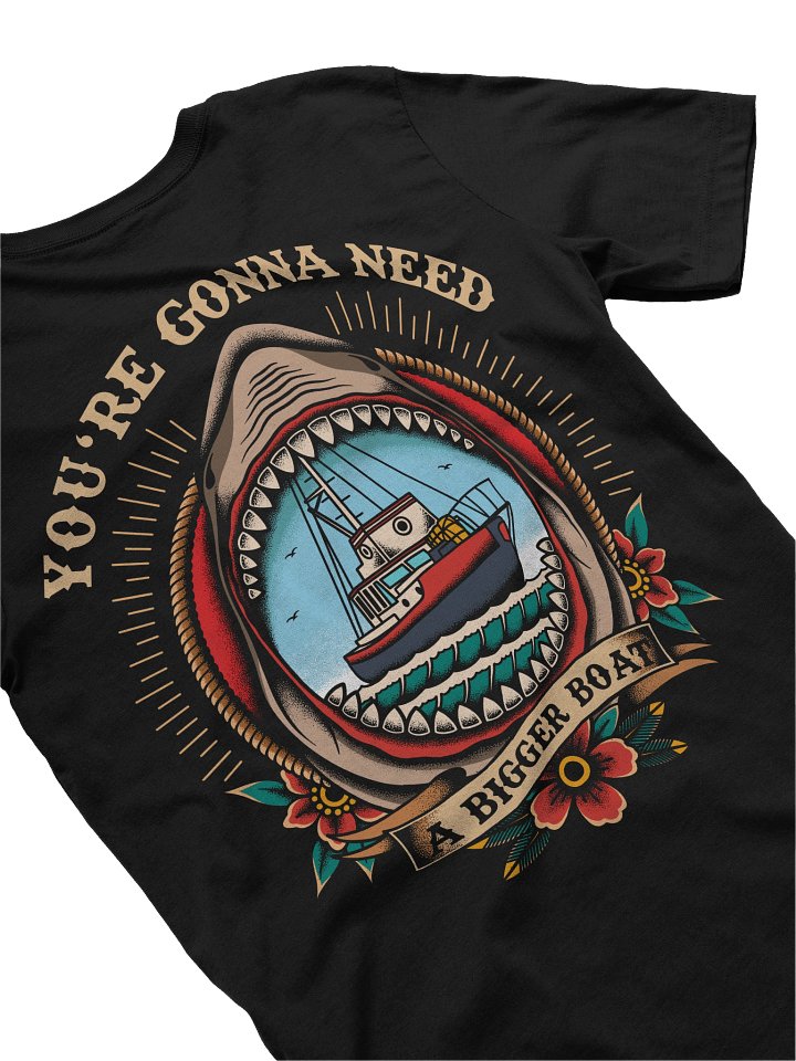 Jaws - Tee(Front & Back) product image (1)