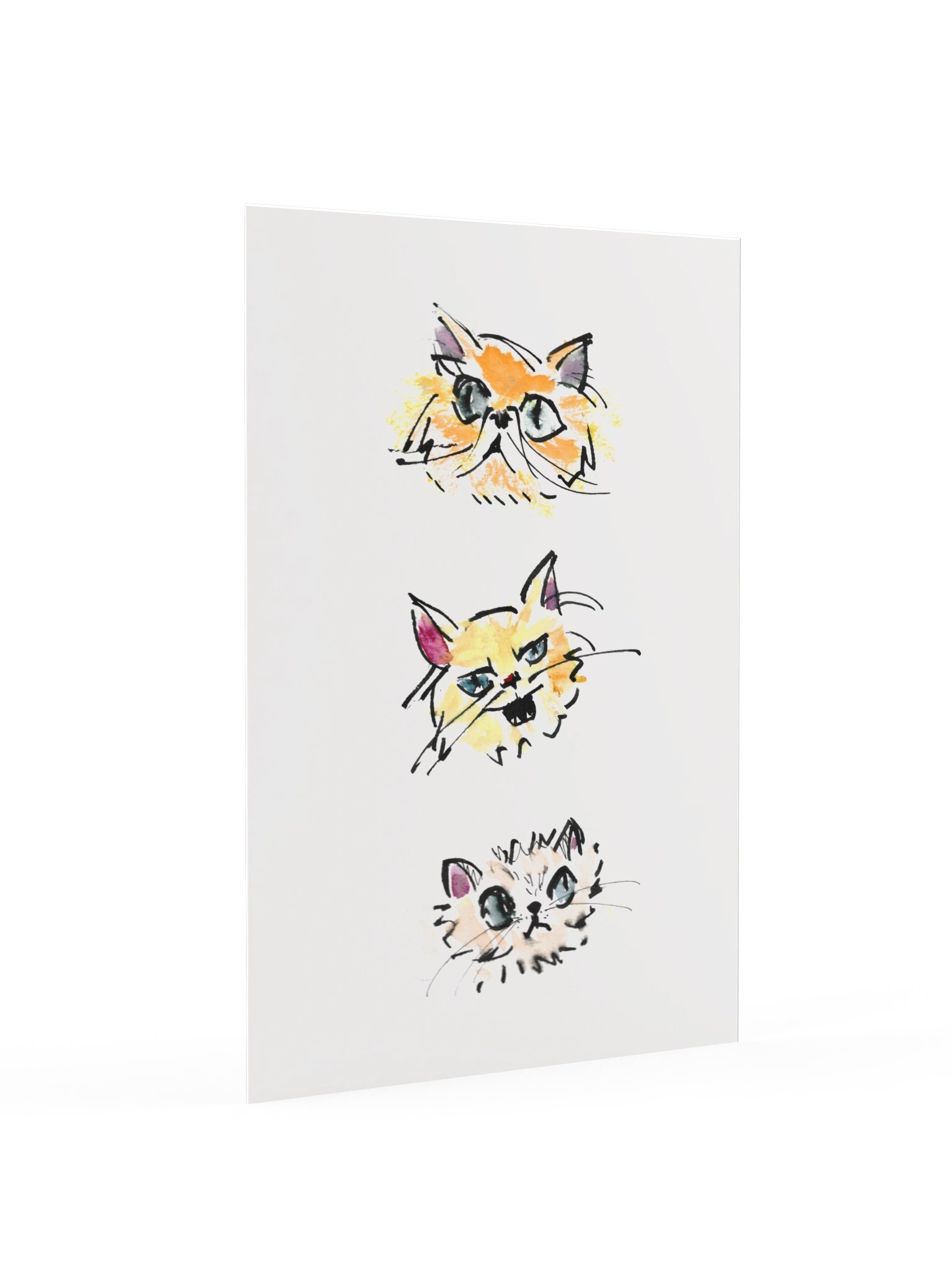 Three Cats- Print product image (2)