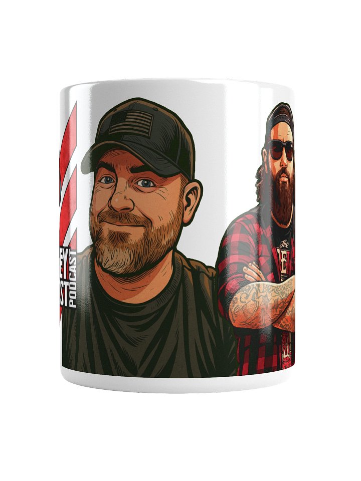 Skull Logo White Glossy Mug product image (2)
