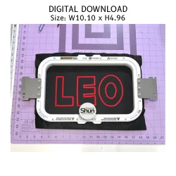 Leo Applique Embroidery Design product image (2)