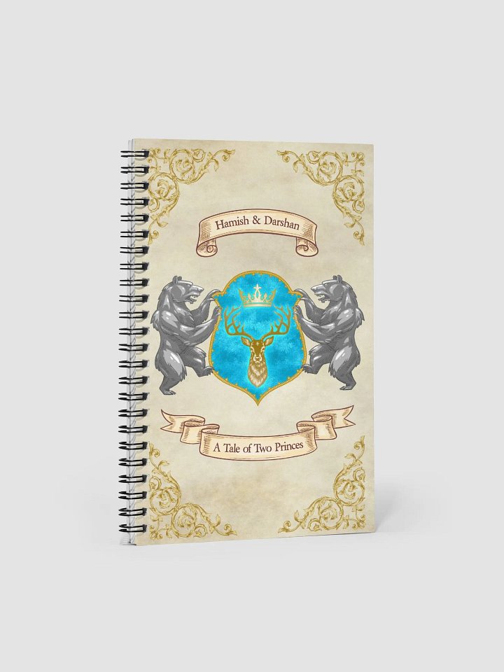Darshan & Hamish's Crest Notebook product image (1)