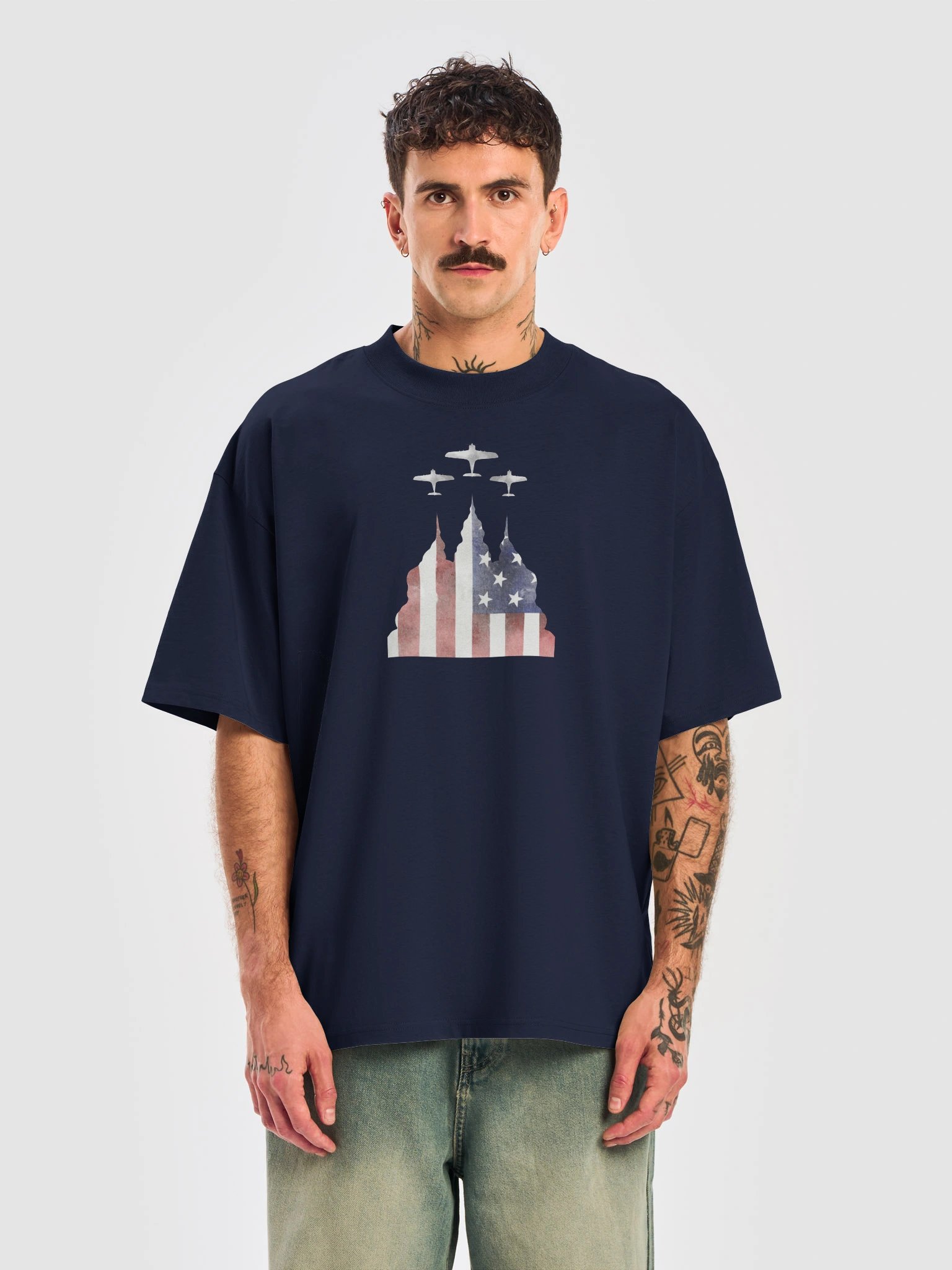 Skyline Liberty Oversized Tee product image (1)