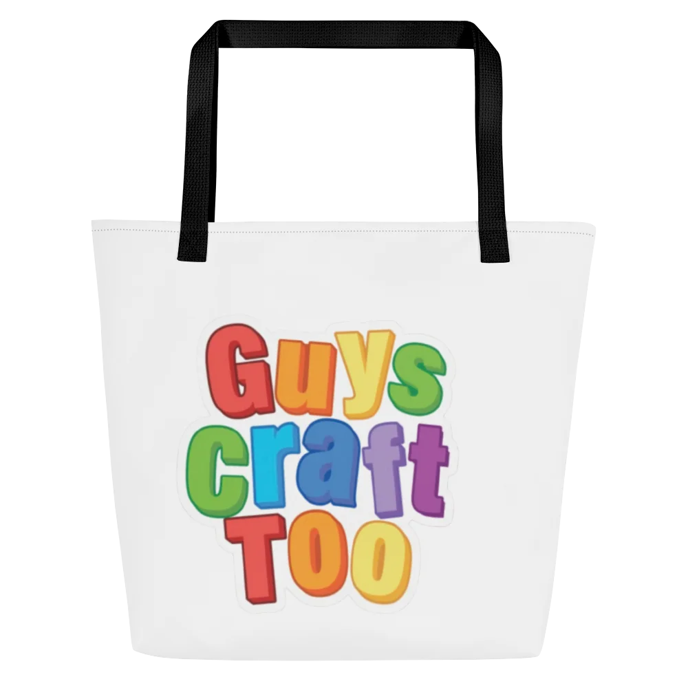 Guys Craft Too Tote Bag | Cute Craft Lover Bag product image (1)
