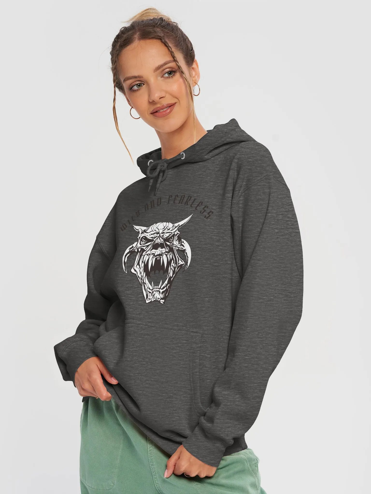 Menacing Skull Hoodie product image (3)