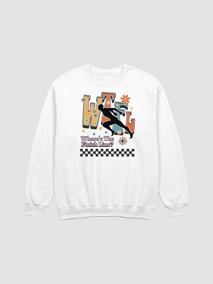 WTFL Wheres The Finish Line Floral Finish Line Sweatshirt product image (21)