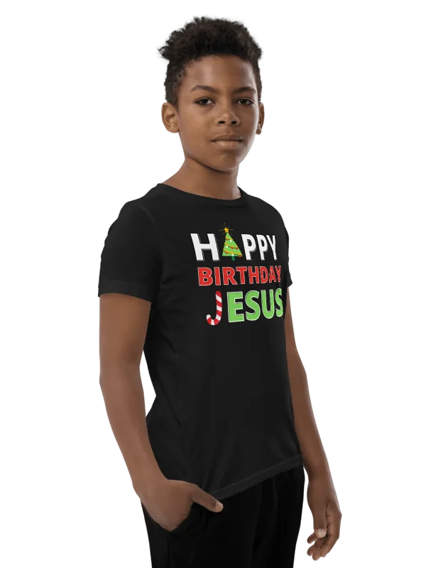 Happy Birthday Jesus Christmas Kids T-Shirt product image (6)
