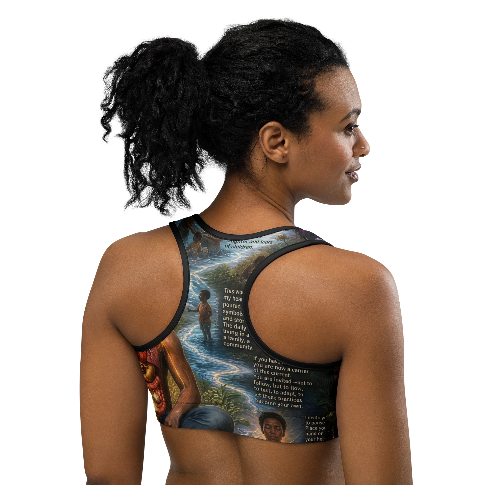 Apothecary Chronicles All-Over Print Sports Bra product image (4)