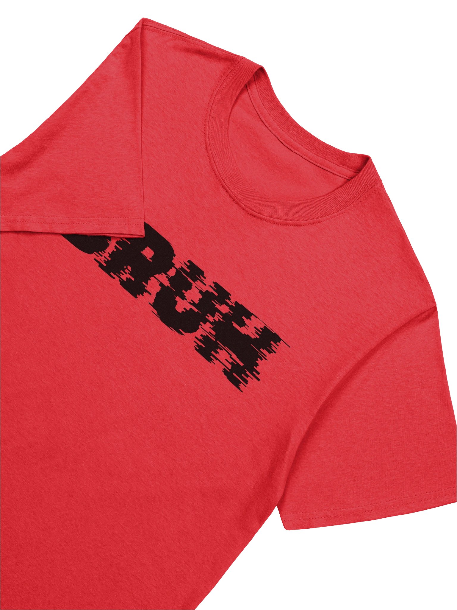 BLACK Glitchy Vibes BRUH T-Shirt product image (2)