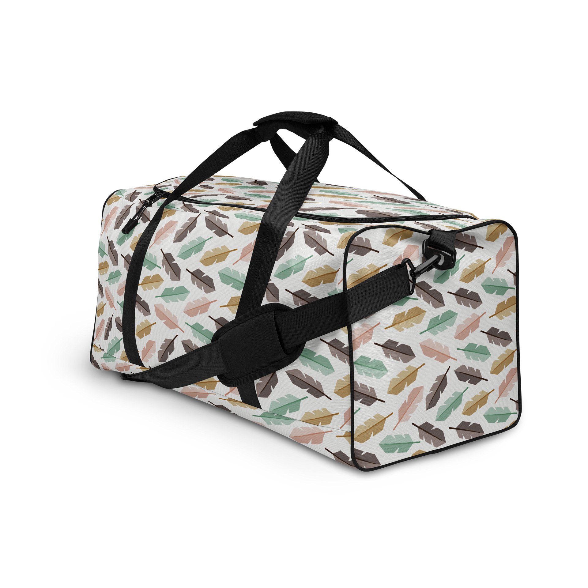 Mid-Century Modern Feathers Duffel Bag product image (3)