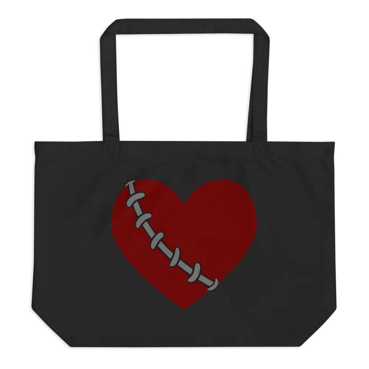 Stitched Heart Tote product image (1)