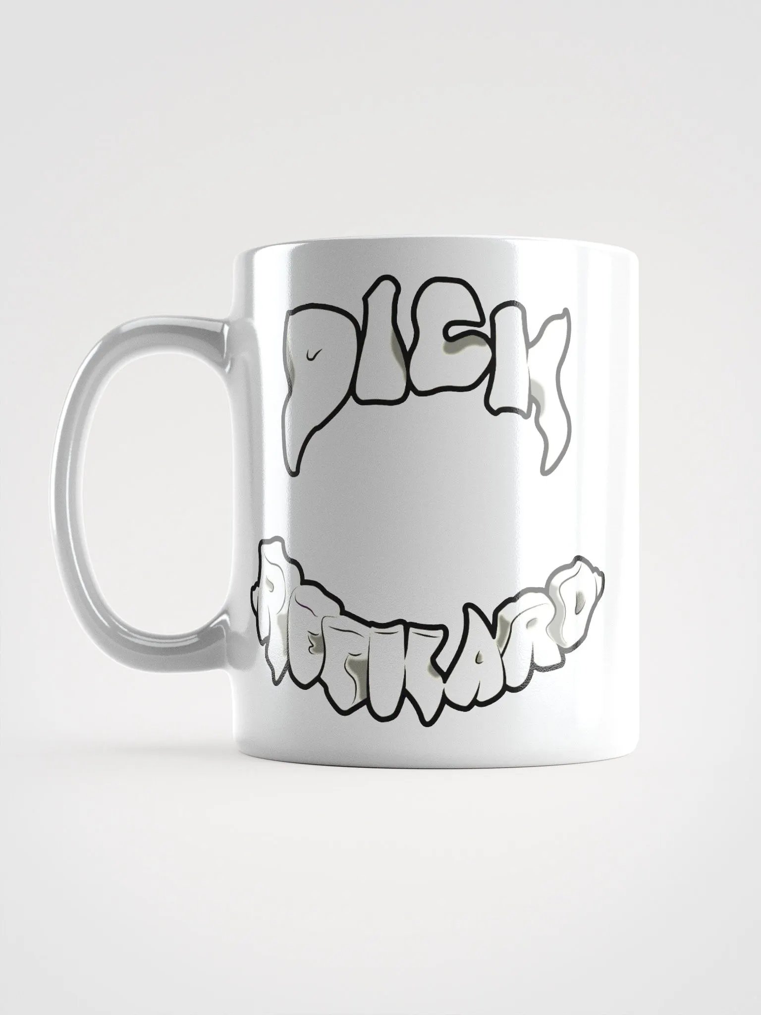 JUST THE TEETH Dick Reckard Teeth Logo Mug product image (2)
